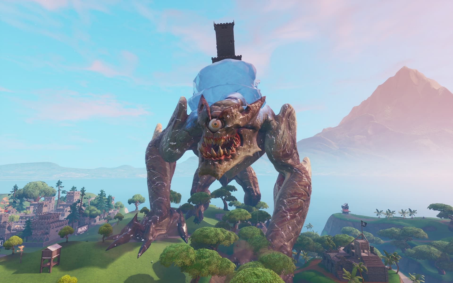Fortnite Cattus Event: Leaked giant robot under construction at