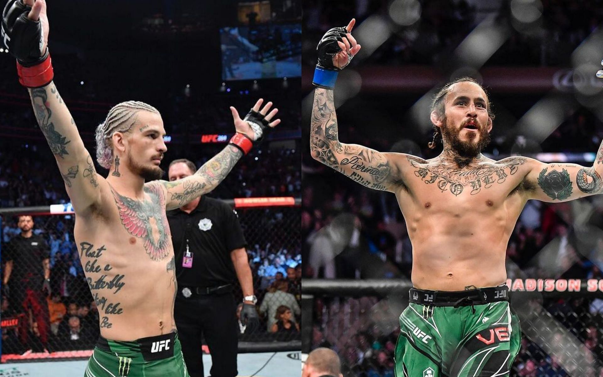 Sean O&#039;Malley (left), Marlon Vera (right) [Image Courtesy: @sugaseanmma and @chitoveraufc via Instagram]