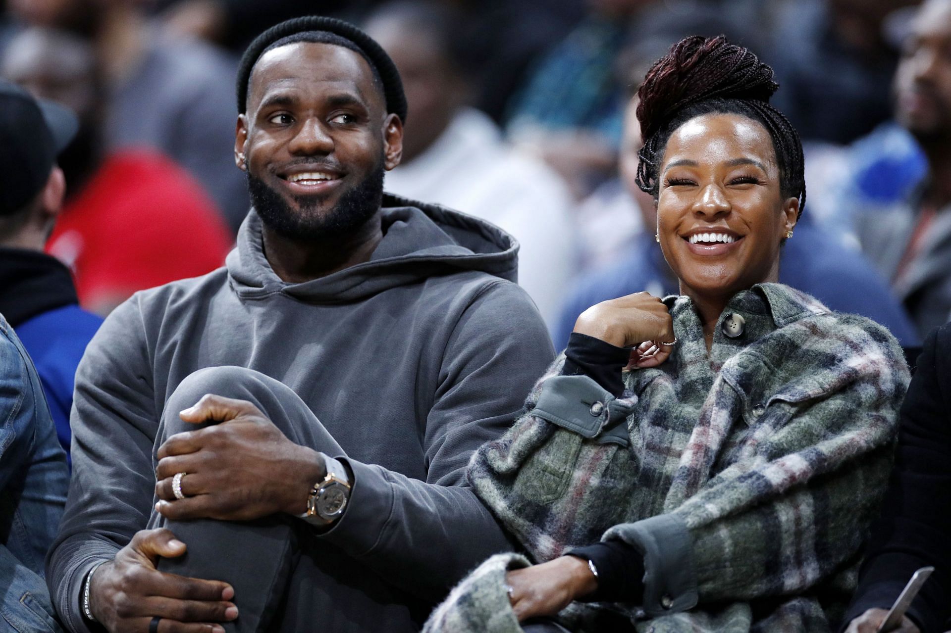 LA Lakers superstar LeBron James and his wife, Savannah