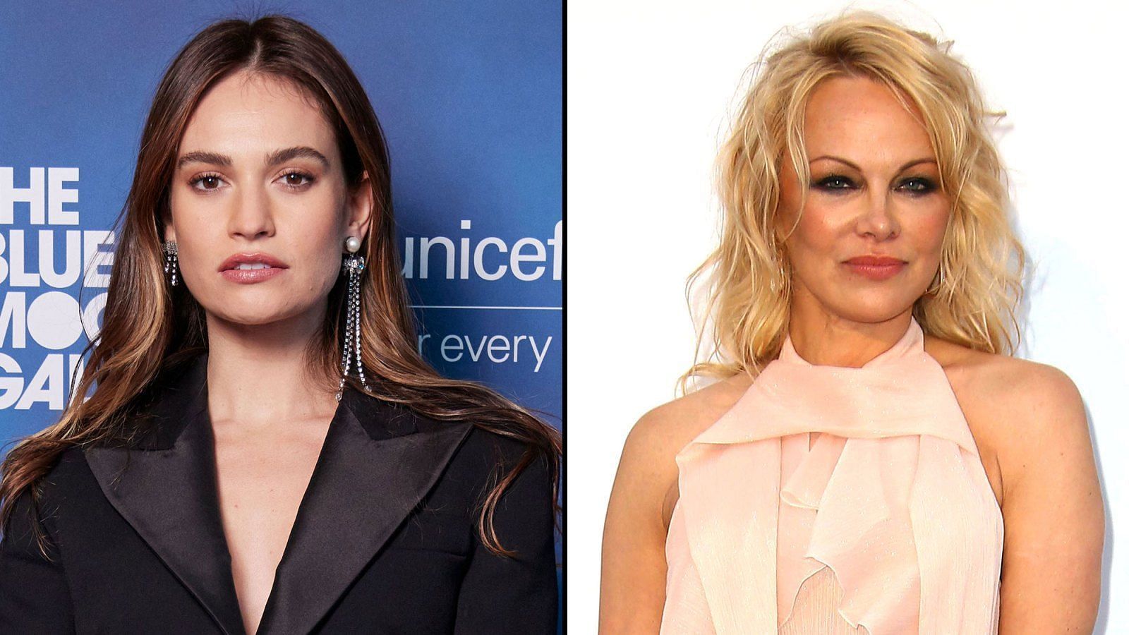 Lily James and Pamela Anderson (Image via Flickr)