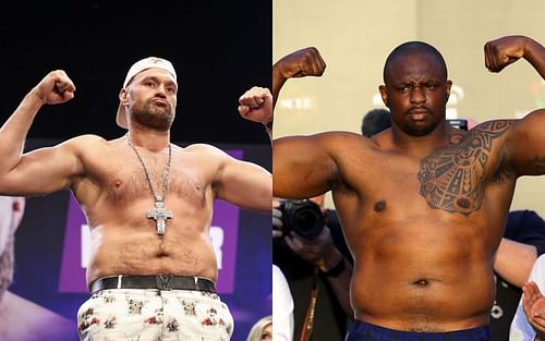 Tyson Fury (L) and Dillian Whyte (R) fight is set to be confirmed next week