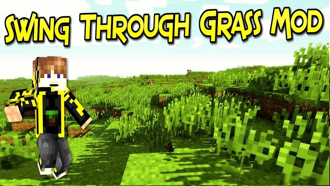 SwingThroughGrass&#039; name says it all, and it&#039;s great for weapon use (Image via Mojang)