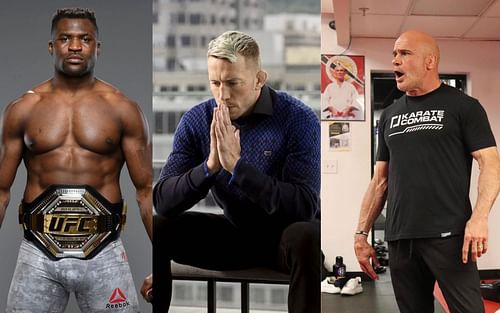 Georges St-Pierre says he'd rather fight Francis Ngannou on the street than Bas Rutten; teaches how to win a street fight [Credits: @francisngannou, @gerogesstpierre via Instagram]