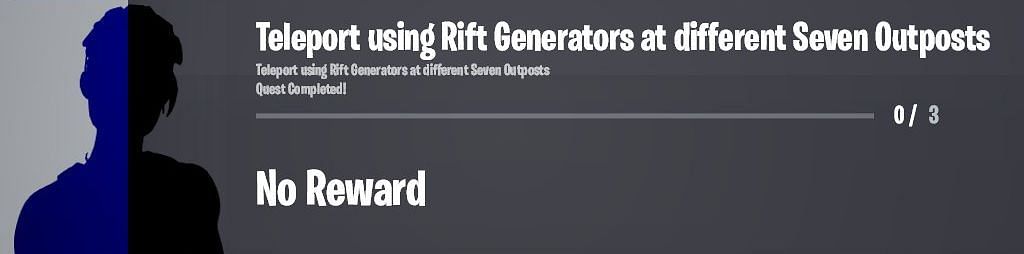 Teleport using Rift Generators in Fortnite Chapter 3 (Image via iFireMonkey/Twitter)