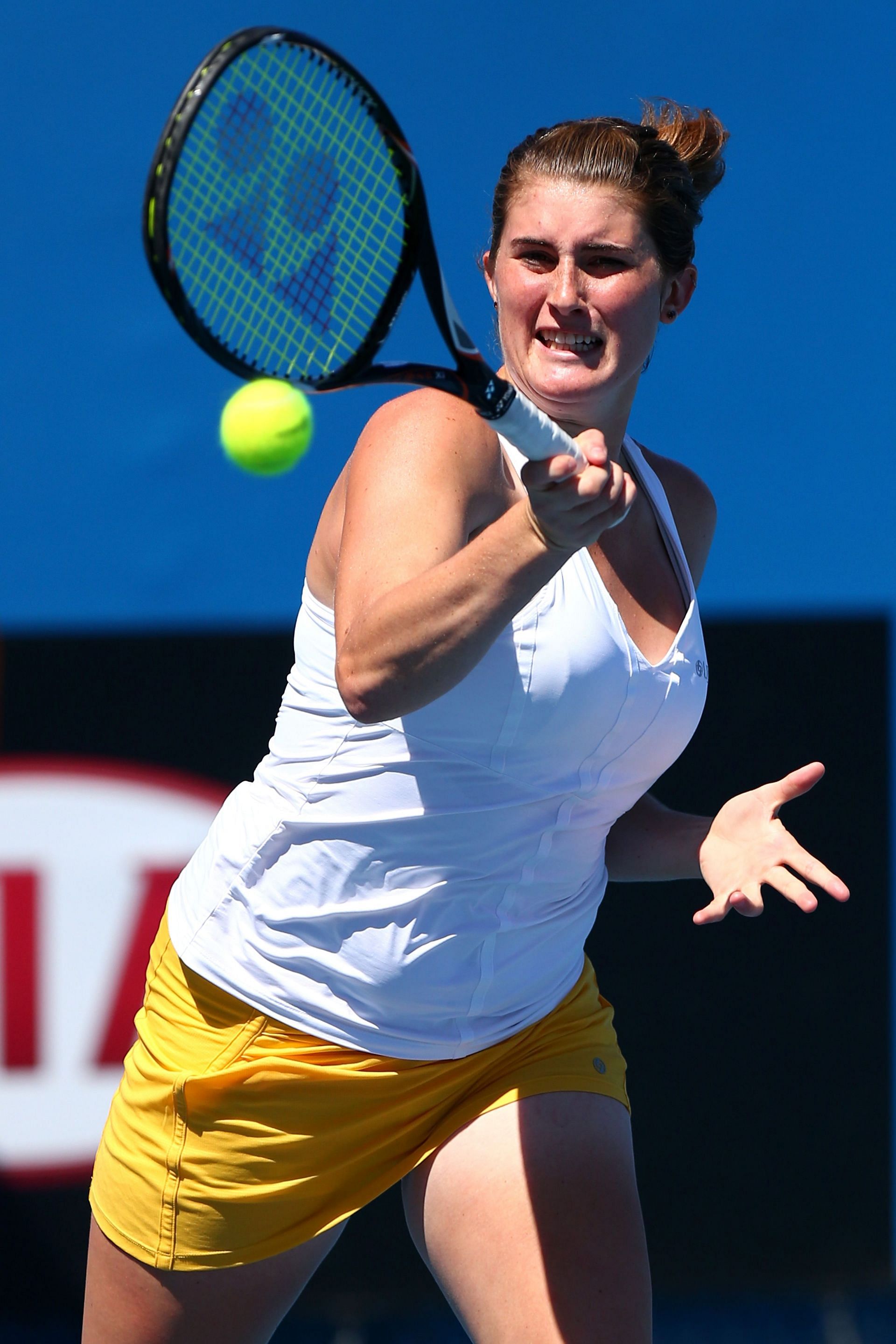 Rebecca Marino, of Canada , at the 2013 Australian Open at Melbourne Park