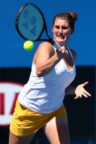 Rebecca Marino, of Canada , at the 2013 Australian Open at Melbourne Park
