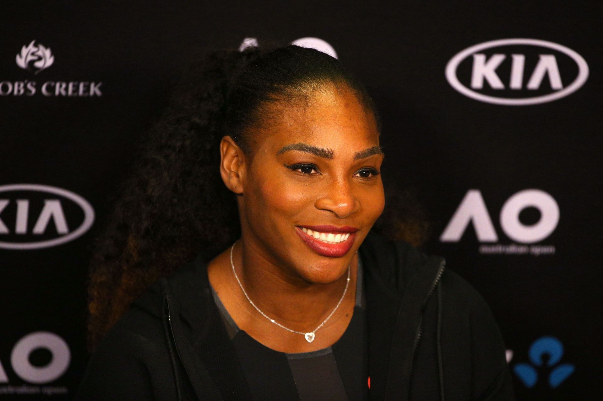 Serena Williams revealed that she flew all the way to London to get her wedding dress