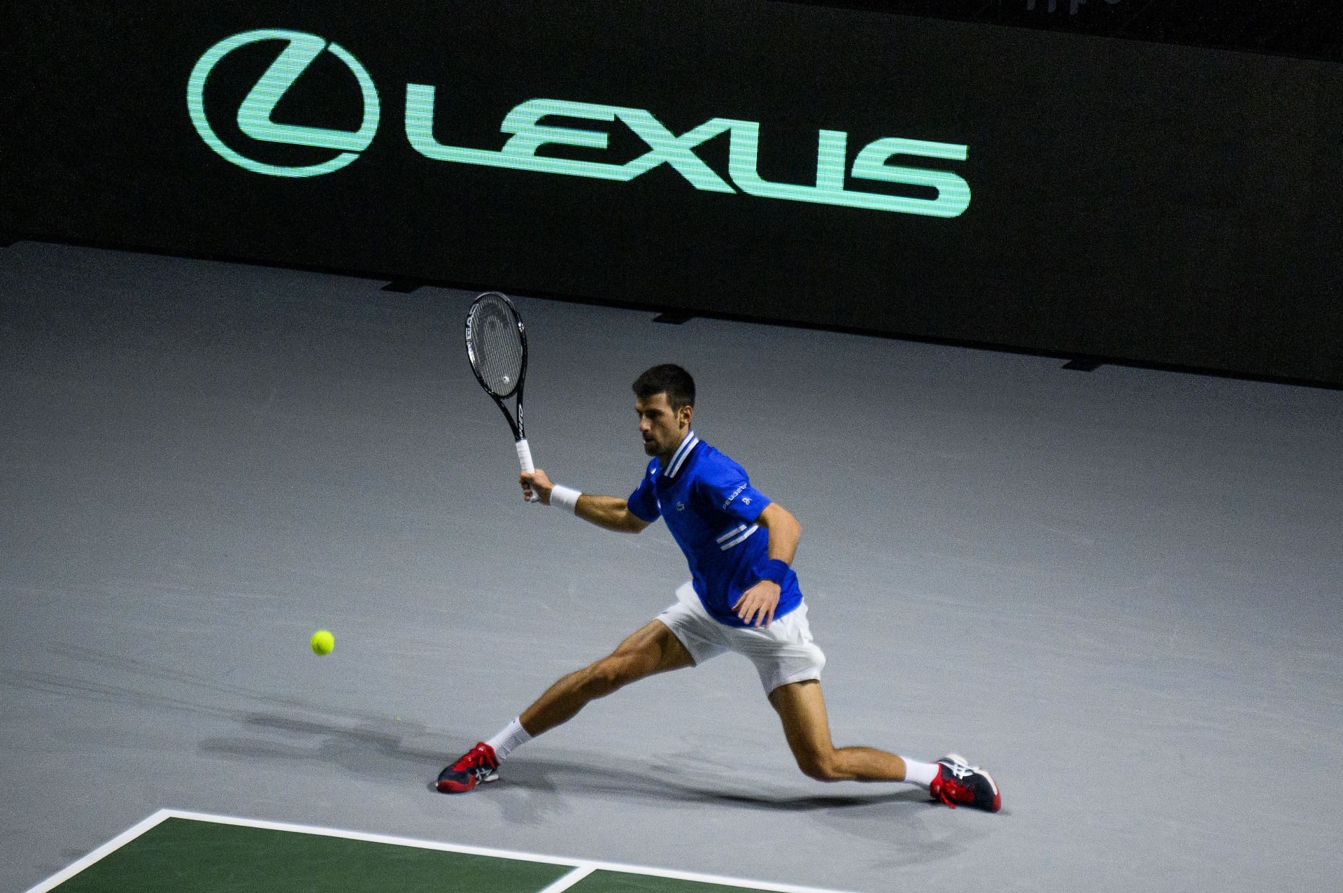 Novak Djokovic at the Davis Cup Finals 2021