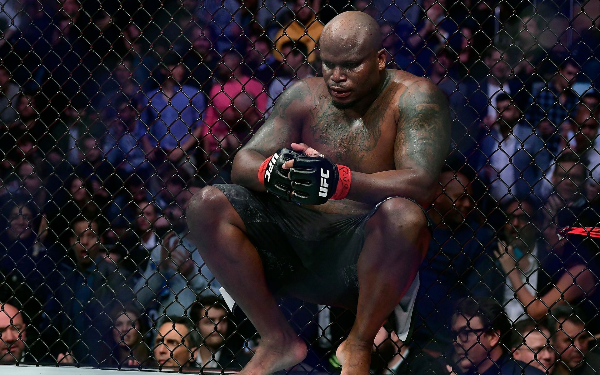 Number three heavyweight contender Derrick Lewis at UFC 244 in New York City on November 2, 2019