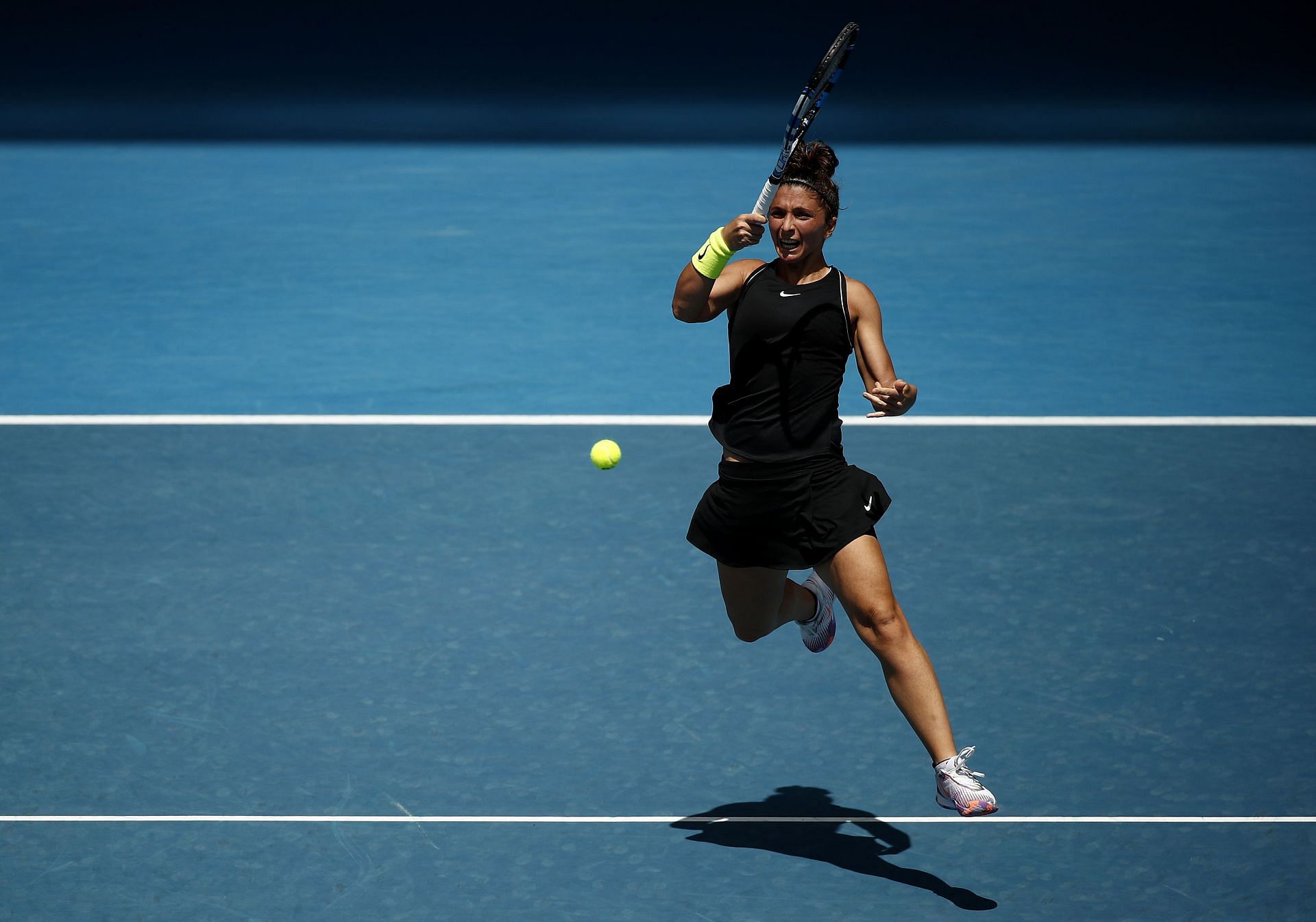 Sara Errani, of Italy, at the 2021 Australian Open at Melbourne Park