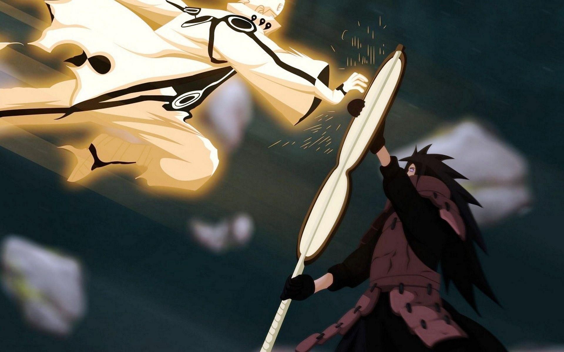 Madara vs primeiro hokage 