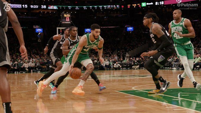 Watch: Jayson Tatum's son, Deuce, hilariously tries to fight Marcus Smart,  wholesome moment caught on camera