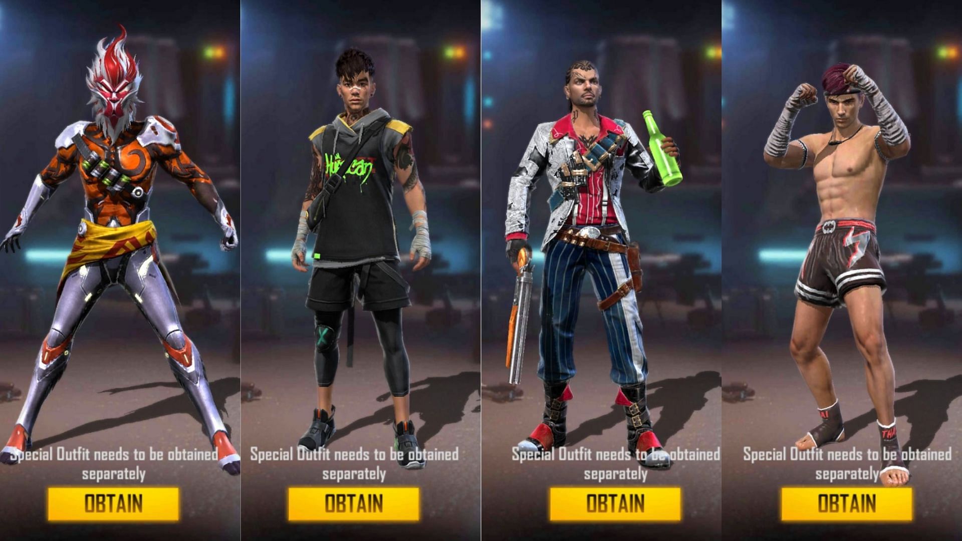 A possible combination with Wukong for Free Fire Clash Squad mode (Image via Garena)