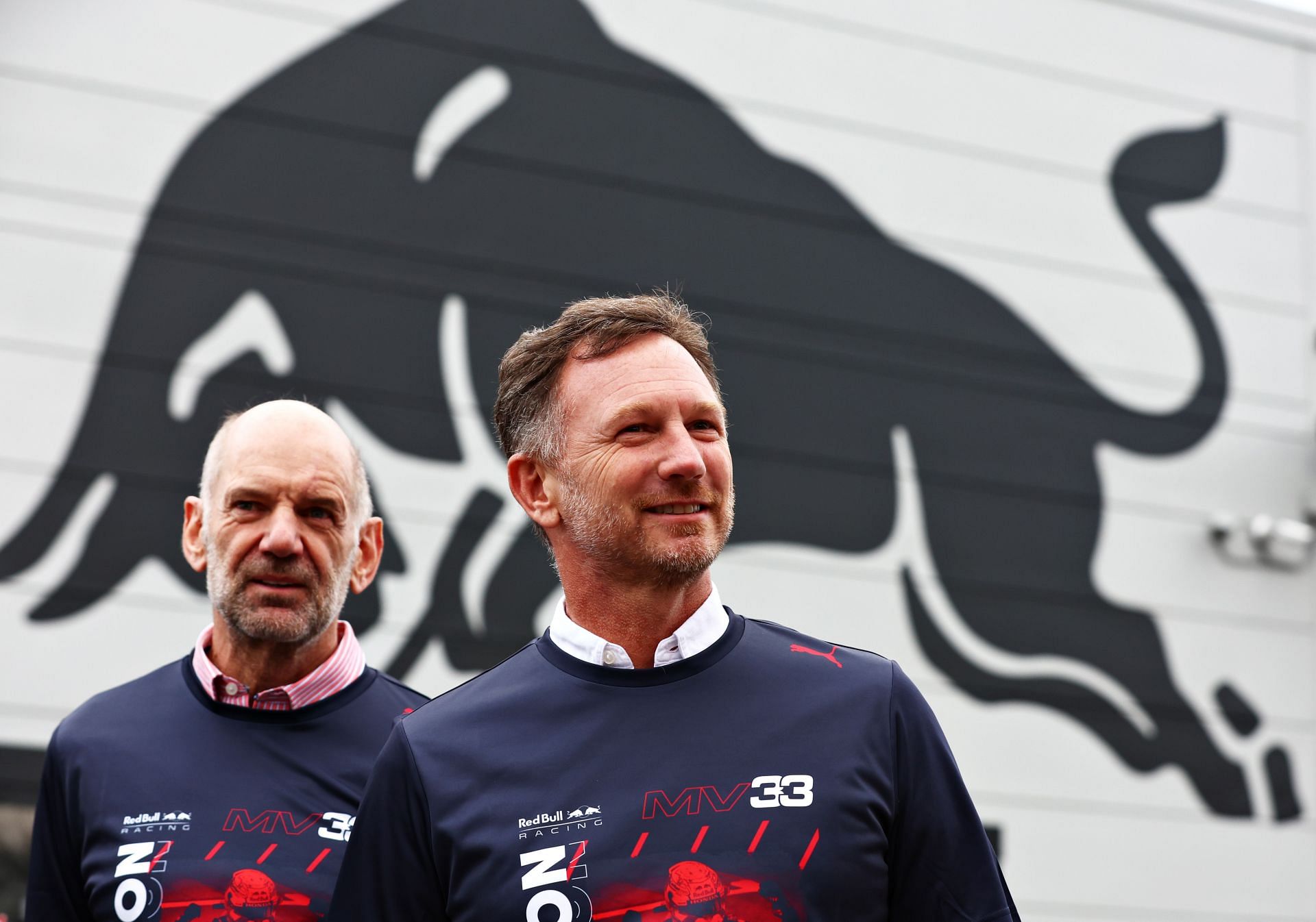 Christian Horner (fore) feels this season could throw surprises galore 