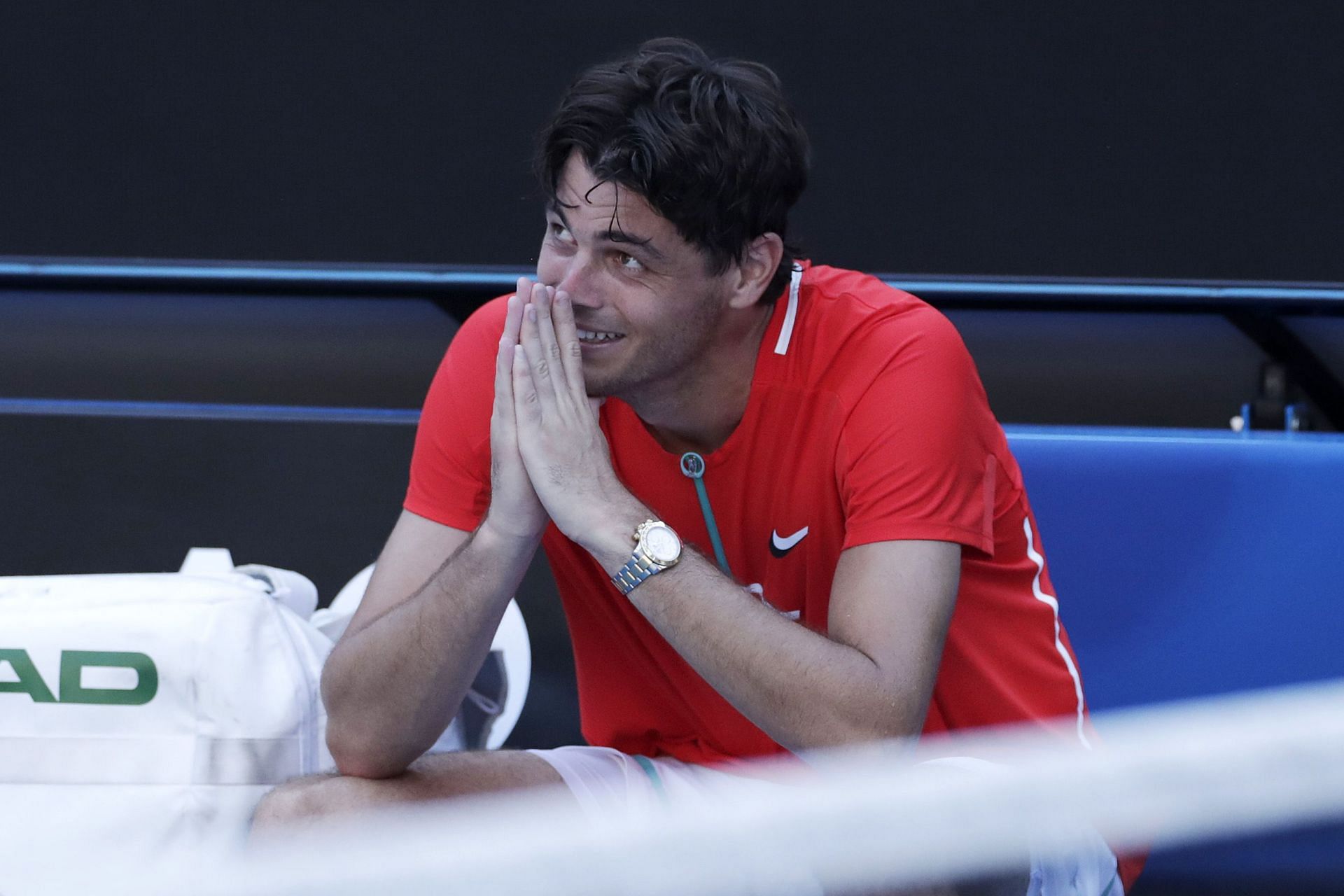 Taylor Fritz after winning his third-round match at 2022 Australian Open