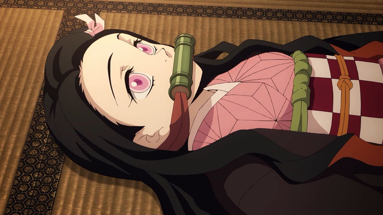 Nezuko Kamado as seen in the Demon Slayer anime. (Image via Ufotable Studios)