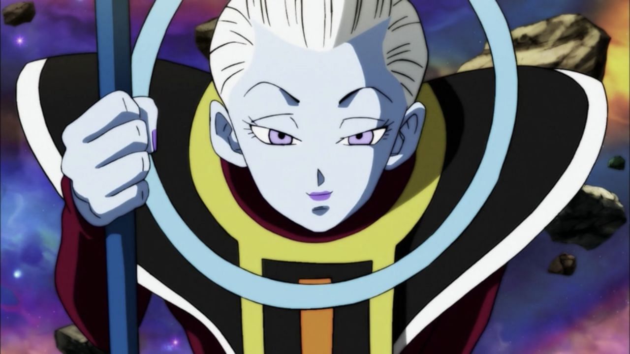 Whis as seen in the Super anime. (Image via Toei Animation)