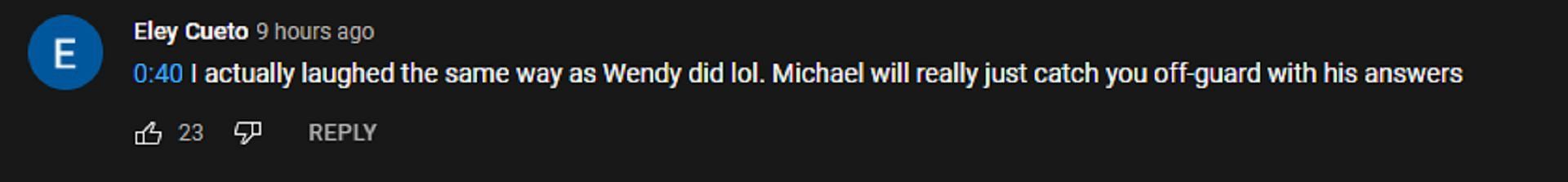 Michael&#039;s comment catches fans off-guard (via YouTube/OTVandFriendsHighlights)