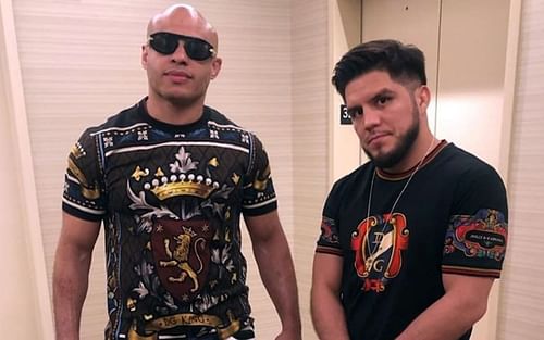 Abdelaziz (L) lavished praise on Cejudo (R)