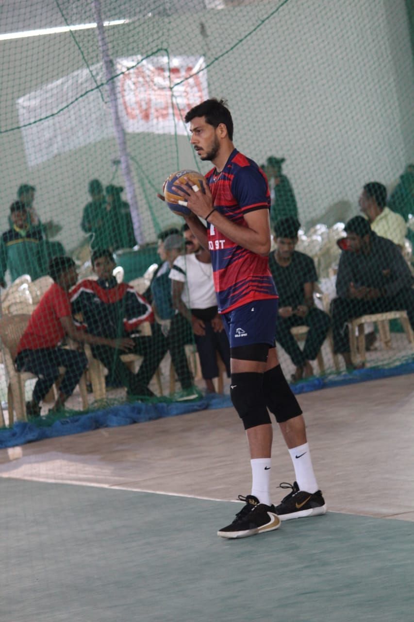 A file photo of Vinit Kumar, who will be in action with Kolkata Thunderbolts in the Prime Volleyball League.