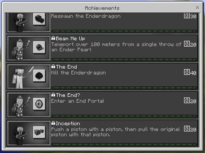 Are achievements important in Minecraft?