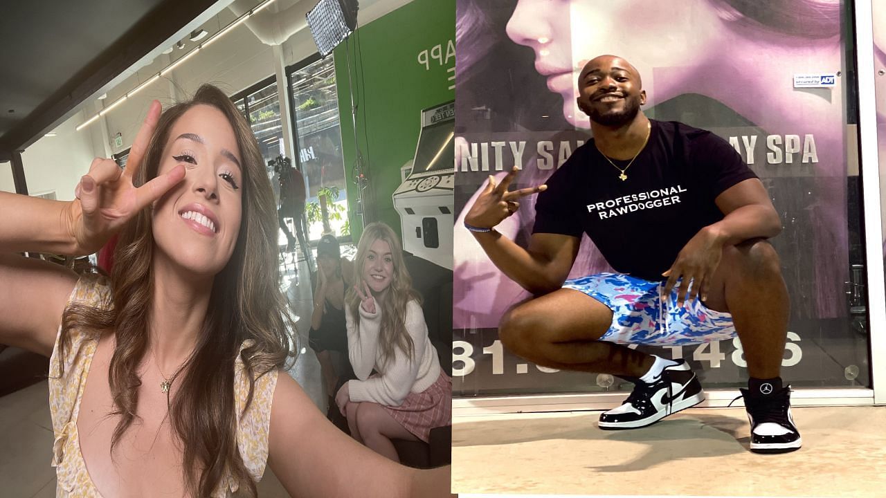 What actually happened between Pokimane and JiDion? (Images via Twitter/Pokimane and JiDionPremium)