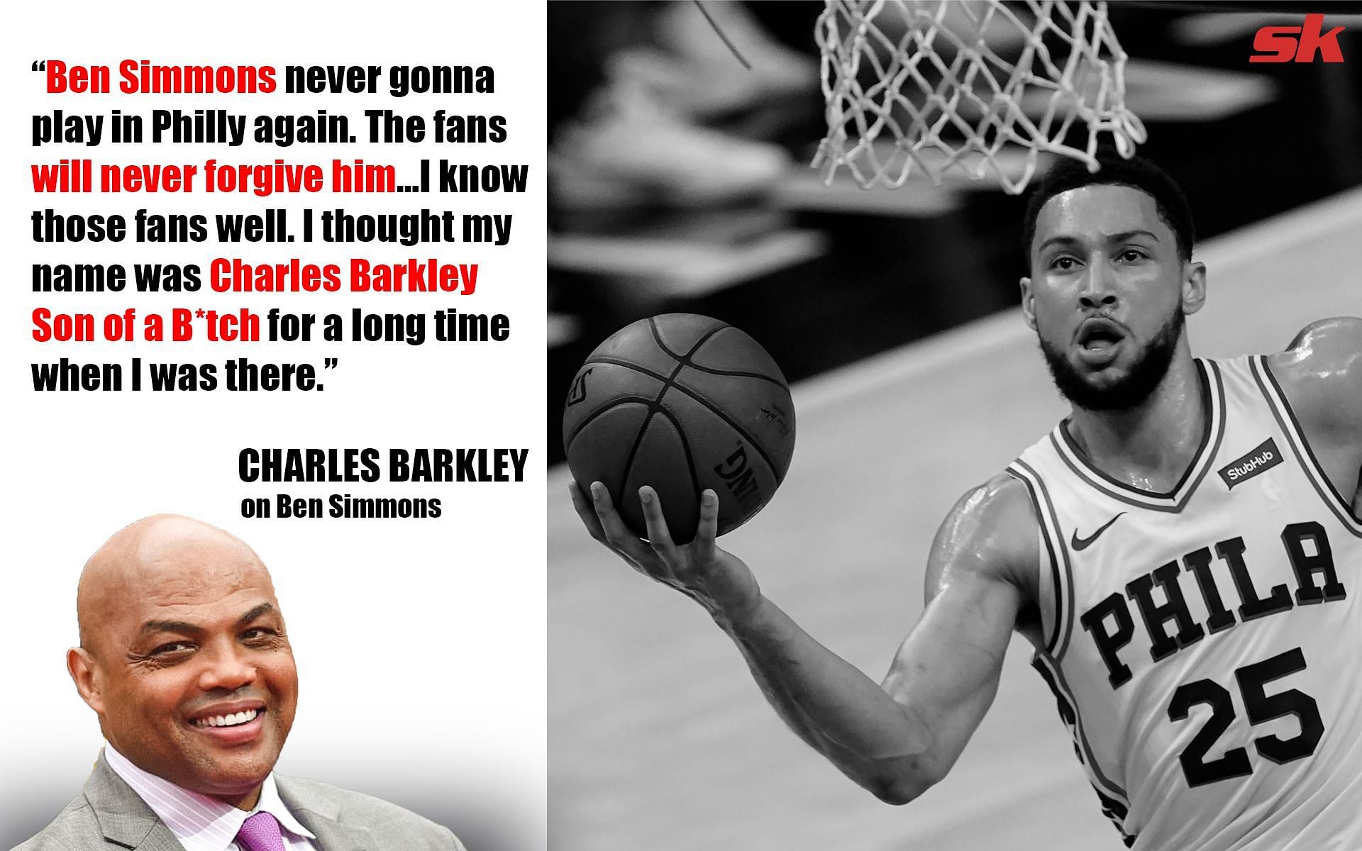 Charles Barkley gives his take on the Ben Simmons situation in Philadelphia.