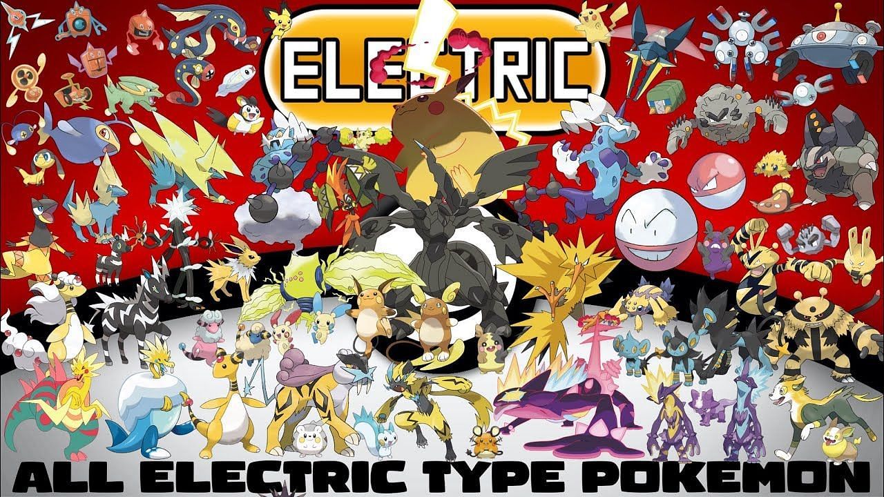 A collage of various Electric-type Pokemon in the Pokemon franchise (Image via The Pokemon Company)