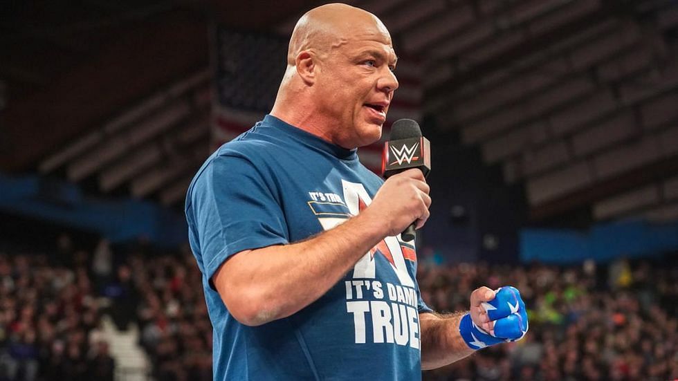 Kurt Angle was known for his intense wrestling style