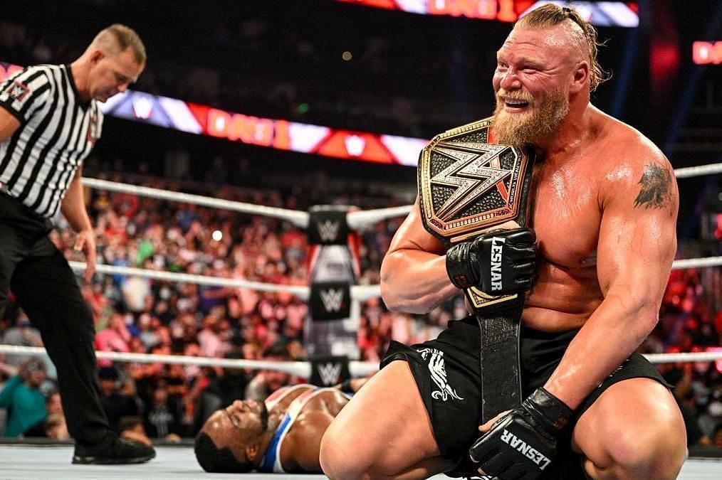 Brock Lesnar won the WWE Championship at Day 1
