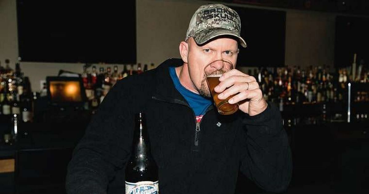 Drinking beer was a significant part of Stone Cold&#039;s character.
