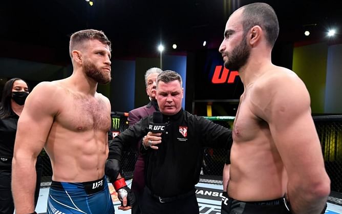 Who won the UFC fight last night (15th January 2022)?