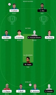 NZ vs BAN Dream11 Fantasy Tip #1