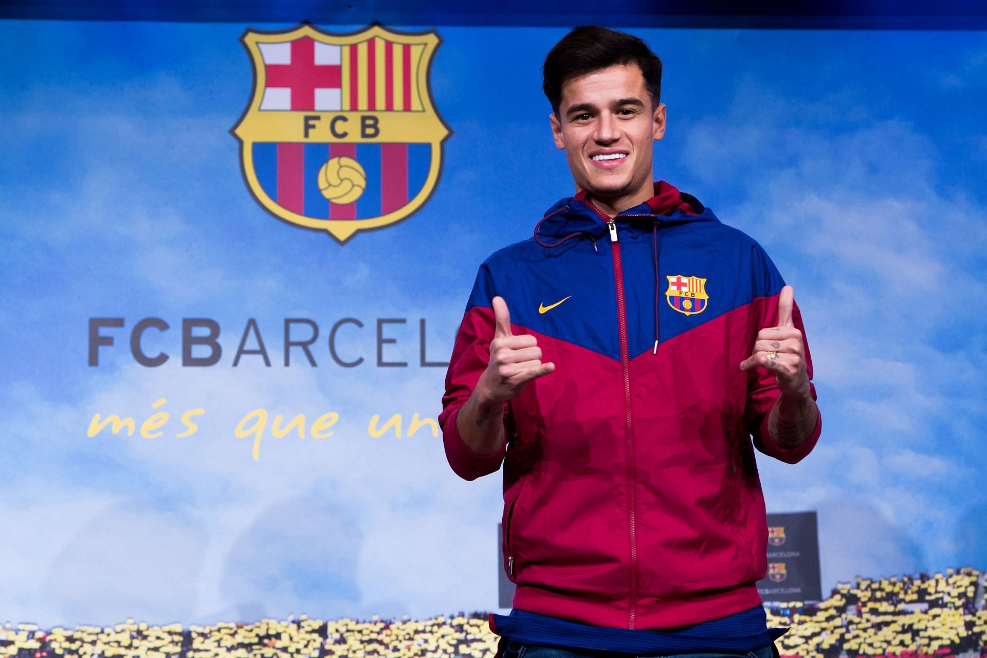 New Barcelona signing Philippe Coutinho unveiled