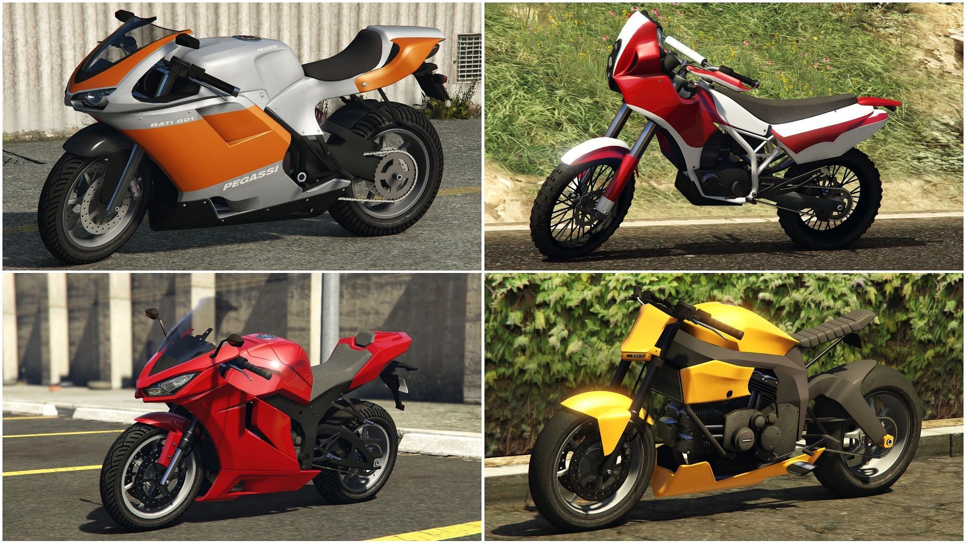 GTA 5 Story Mode Fastest Bikes List: Best Motorcycles Ranked