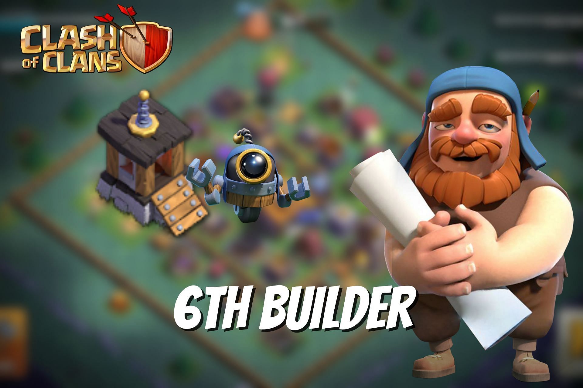 Unlock 6th Builder in Clash of Clans (Image via Sportskeeda)