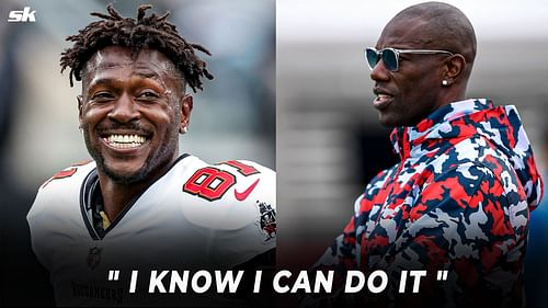 Terrell Owens (R) would like to replace Antonio Brown (L)