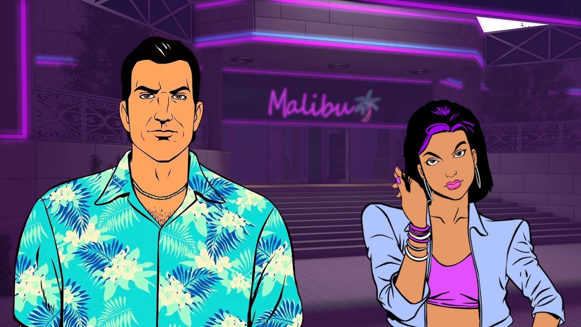 GTA Vice City characters are likely to be stuck in the past (Image via Rockstar Games)