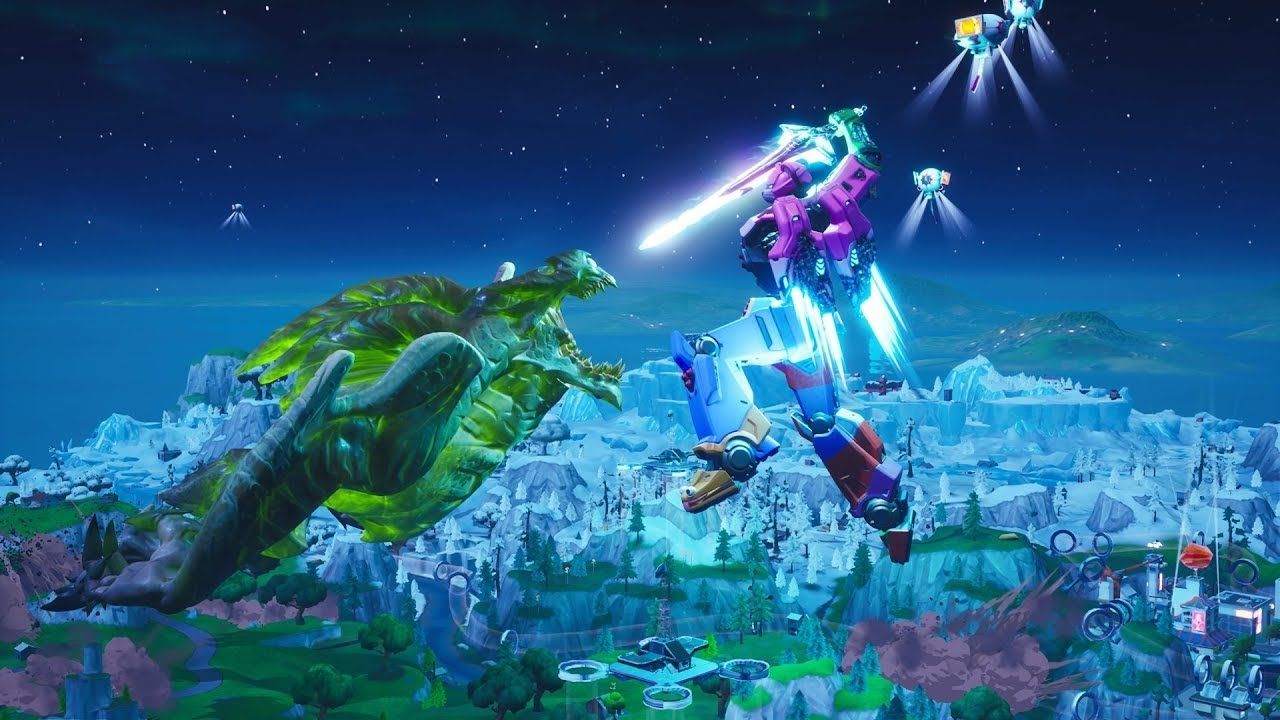 Fortnite Cattus Event: Leaked giant robot under construction at