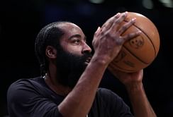 Listing James Harden's top 3 NBA playoff games based on field goals made