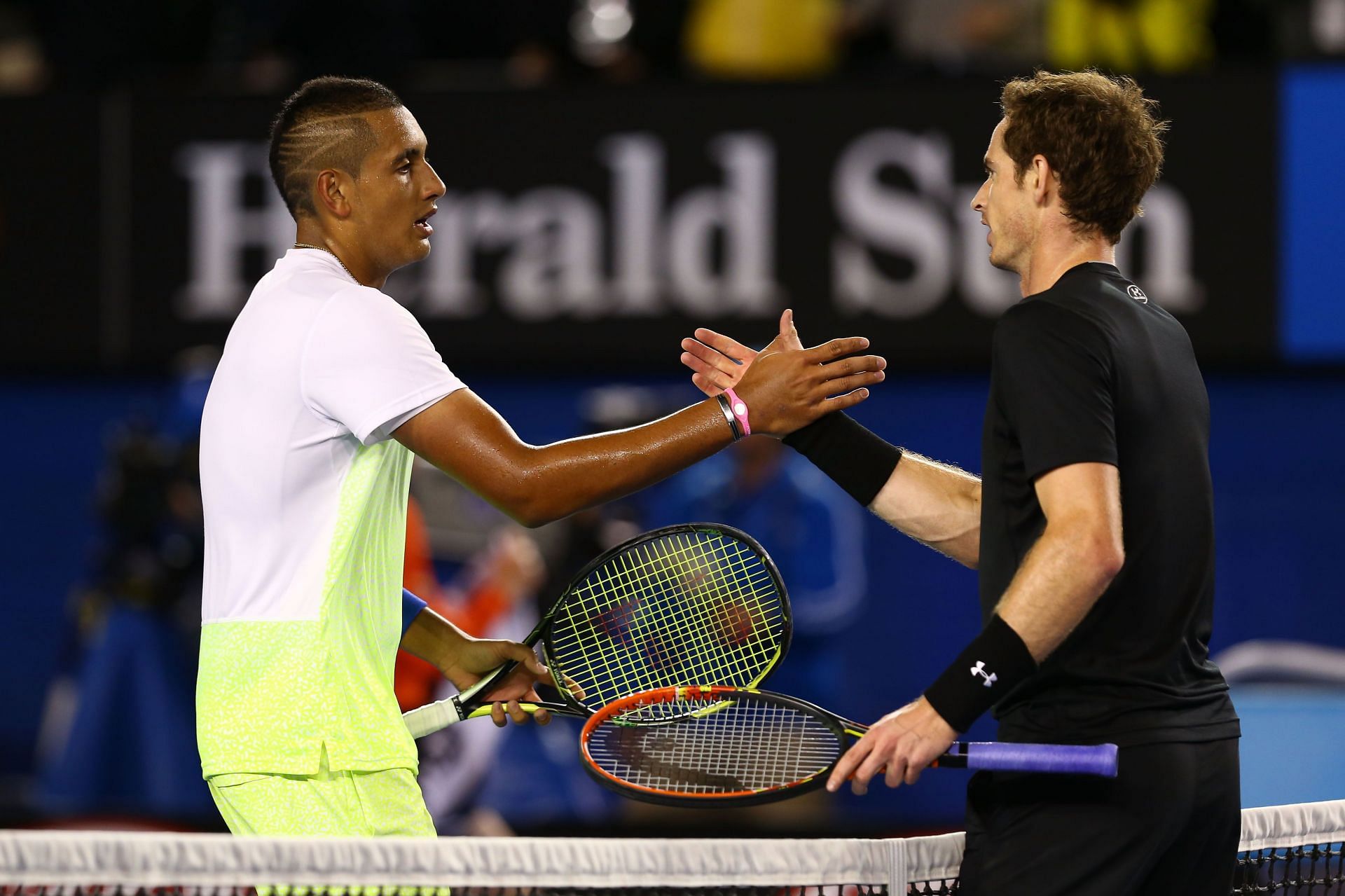 Nick Kyrgios and Andy Murray