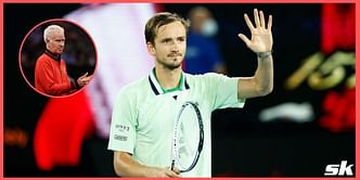 "Basically to me, Daniil Medvedev choked in the third set" - John McEnroe