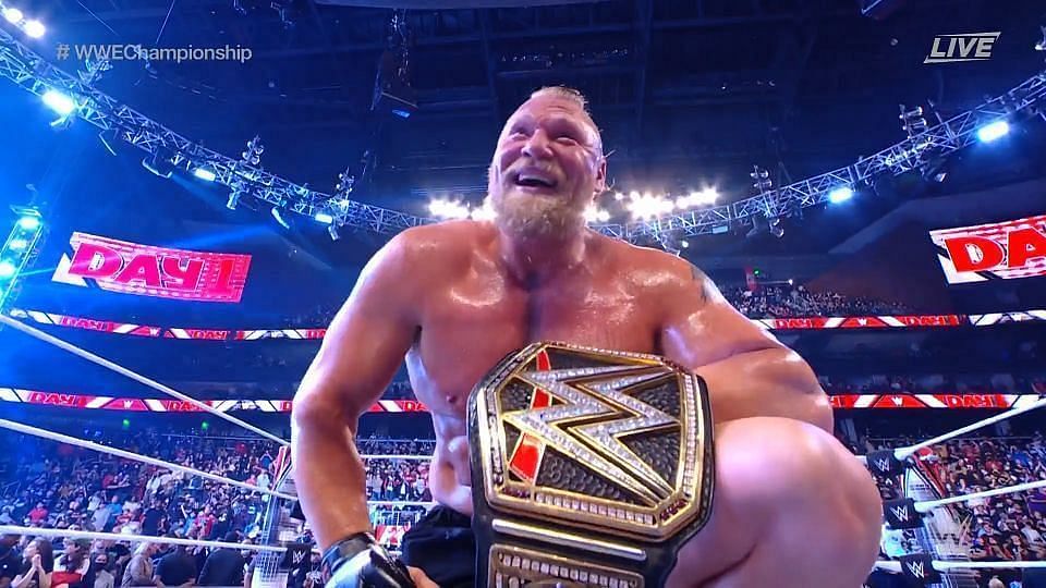 WWE चैंपियनशिप जीतकर ब्रॉक लैसनर ने नया कारनामा किया