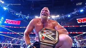 WWE चैंपियन बनने के बाद Brock Lesnar ने ऐतिहासिक उपलब्धि हासिल की, 2 दिग्गजों की बराबरी कर नया रिकॉर्ड कायम किया