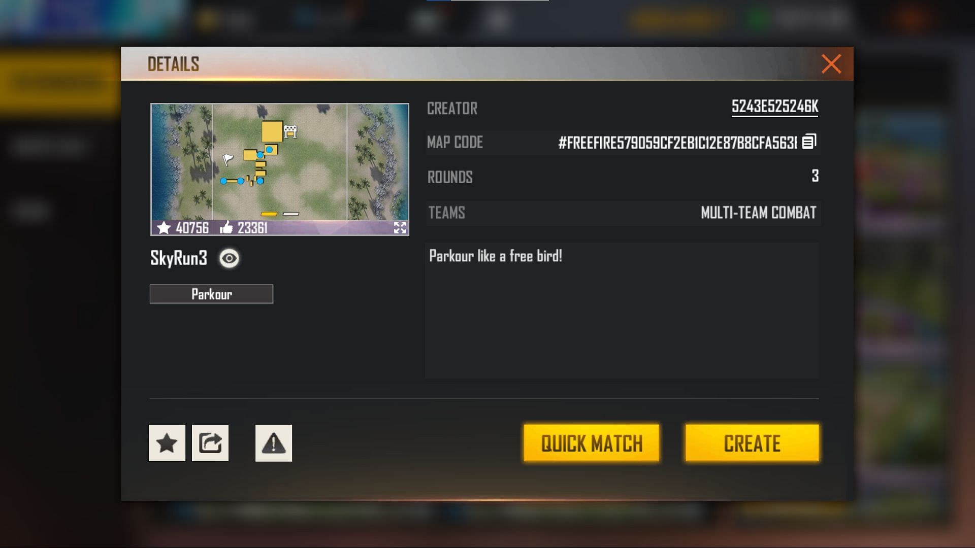 Users can enter the matchmaking and enjoy playing it