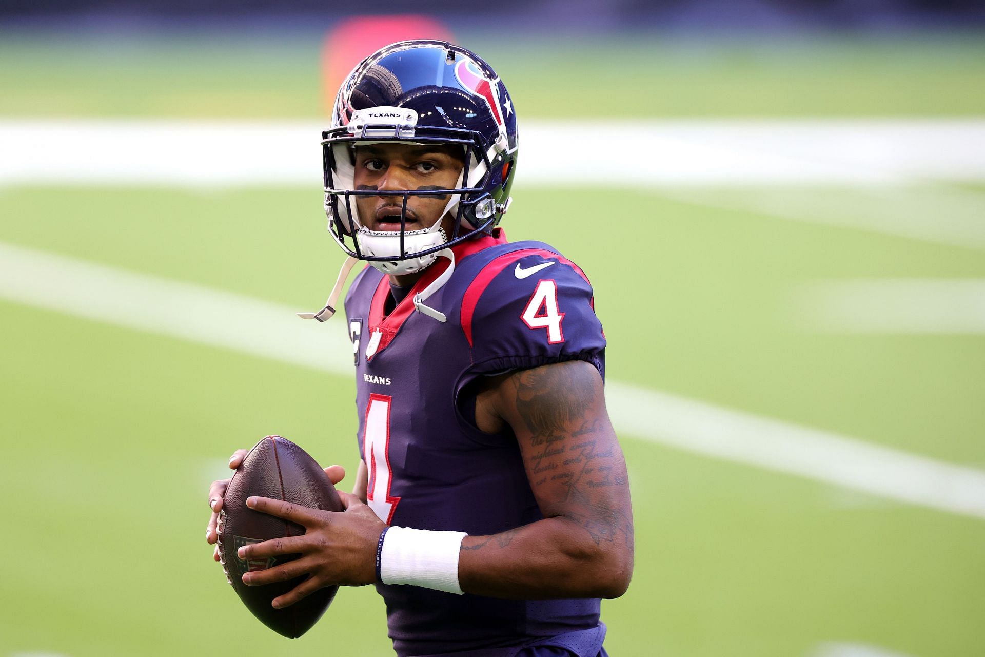 Watson suiting up for the Texans