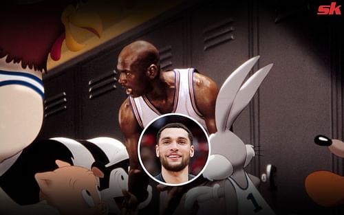 Zach LaVine was inspired to play basketball by Michael Jordan in "Space Jam."