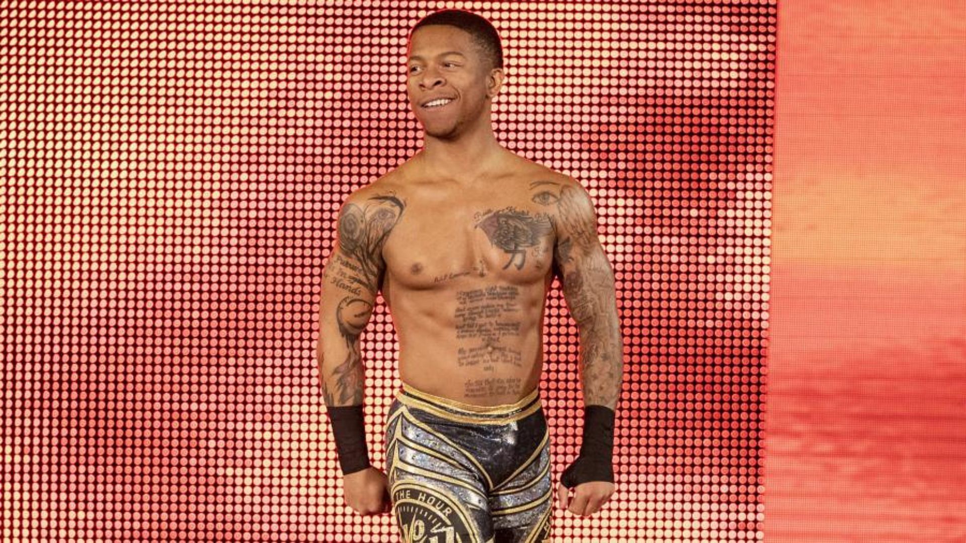 Lio Rush during his run with WWE