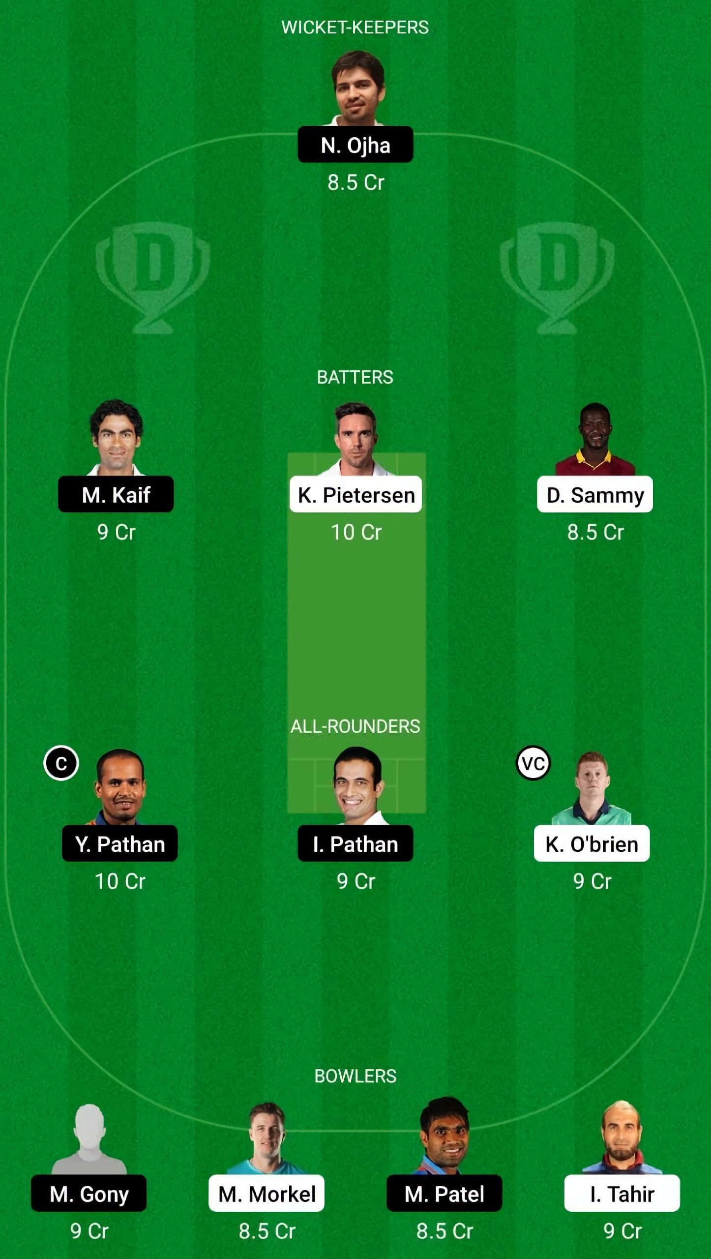 WOG vs INM Dream11 Fantasy Suggestion #1