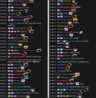 Emiru's Twitch chat reacts to her statements (Images via Twitch/Emiru)